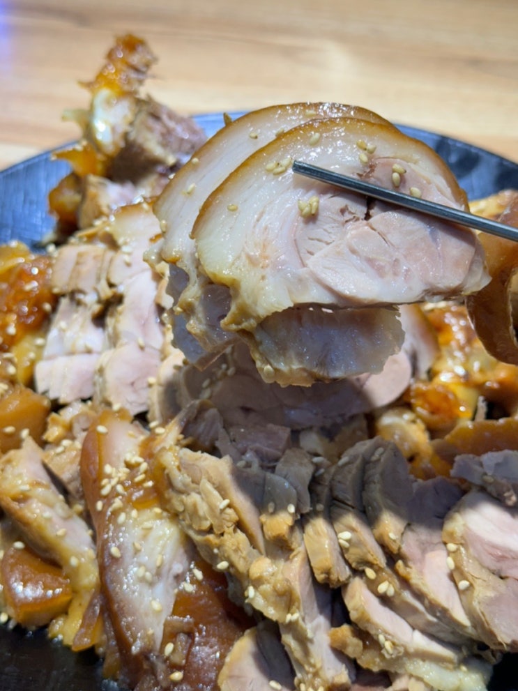  광명 애견동반 식당 술집 안양천 벚꽃 근처 맛집 조선식탁오정족발