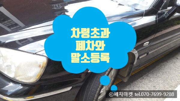  차령초과 폐차와 말소등록