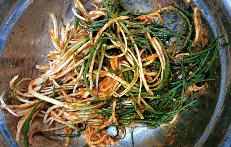  추운 겨울을 이겨낸 쪽파로 쪽파김치 만들기