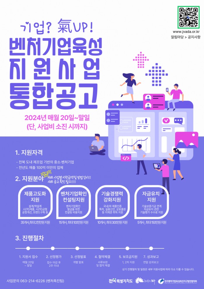  벤처기업확인 컨설팅 지원사업 모집 공고(전북)