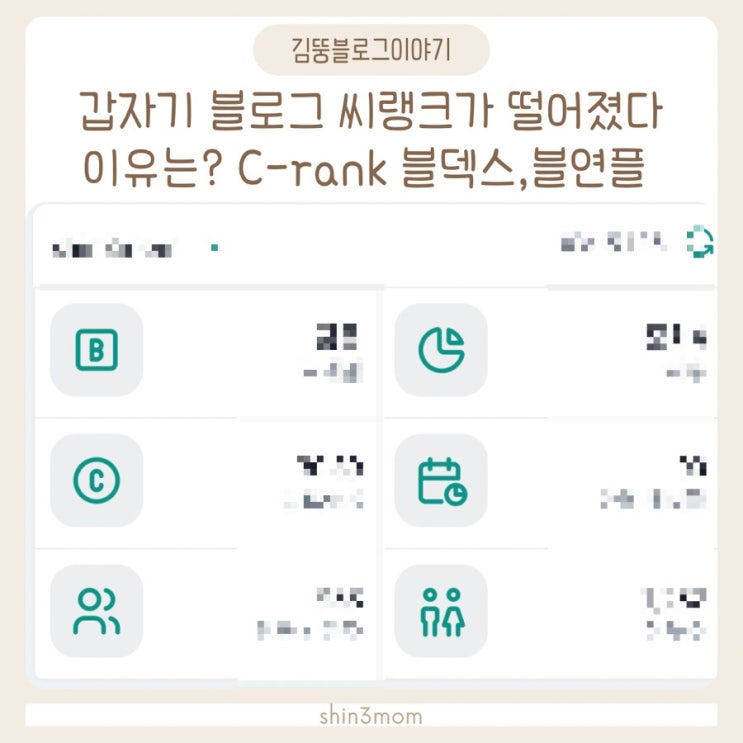  갑자기 블로그 지수 씨랭크,방문자수가떨어졌다이유는 뭘까 24.03.22