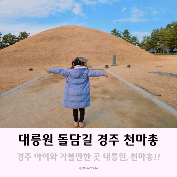 경주 아이와 가볼만한 곳 대릉원 돌담길 포토존 경주천마총