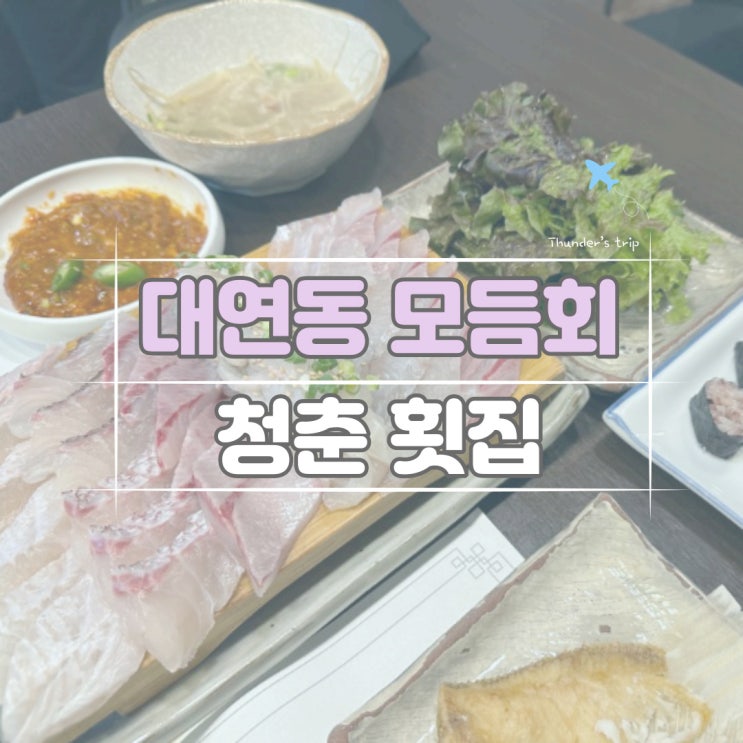  대연동 횟집 대방어와 코스 모두 추천할 수 있는 청춘횟집