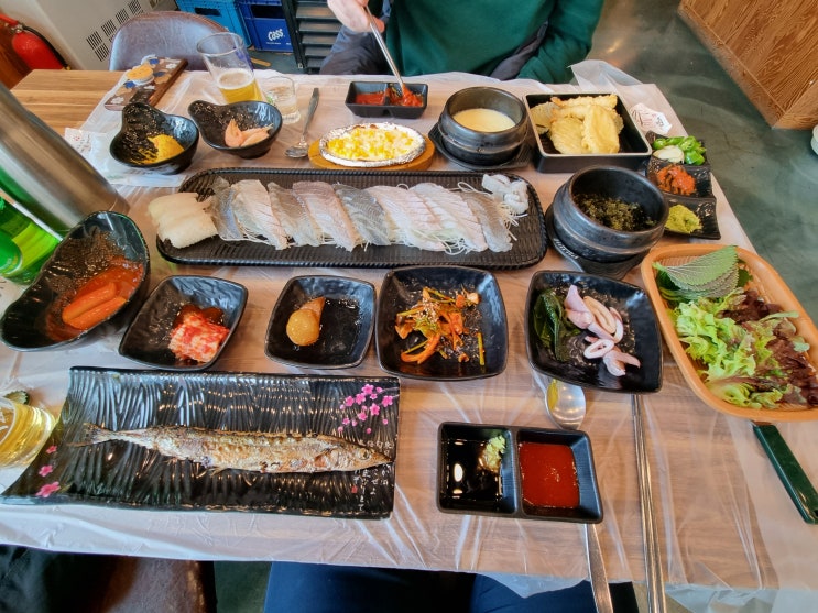  점심식사로 먹은 오천읍 '통큰회수산' #재방문
