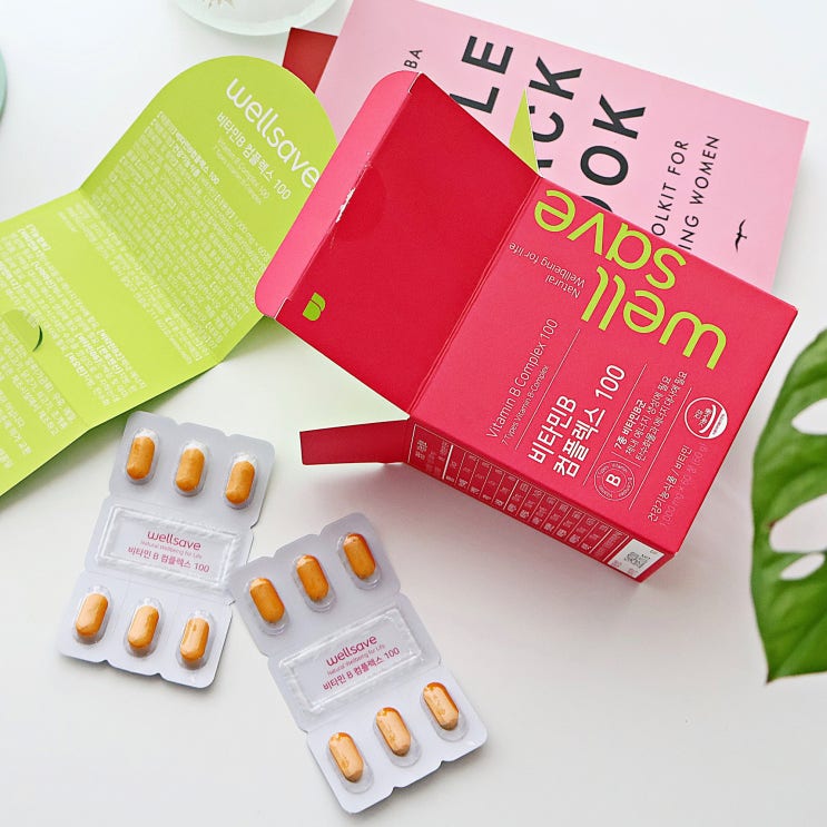  고함량 비타민B추천 웰세이브 비타민B 컴플렉스 100