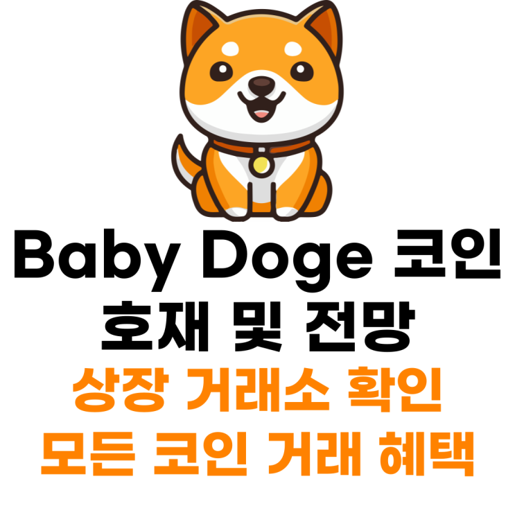  Baby Doge 코인 상장 거래소 사는 법 총정리