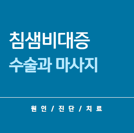 침샘비대증 수술 마사지 진단과 증상 치료 확인해요.