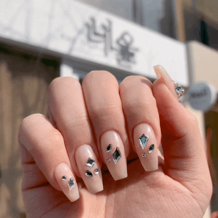  강남네일샵 강남구청역 너울네일 ! 청담네일 코핀쉐입의 정석, 주차