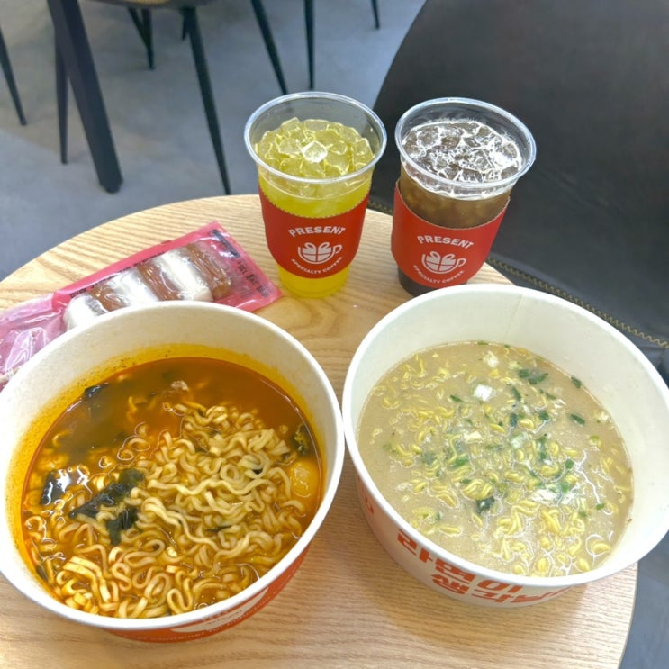  [울산 강동 24시 무인카페] 간단히 가기좋은 무인라면카페 ‘프레전트 강동점’