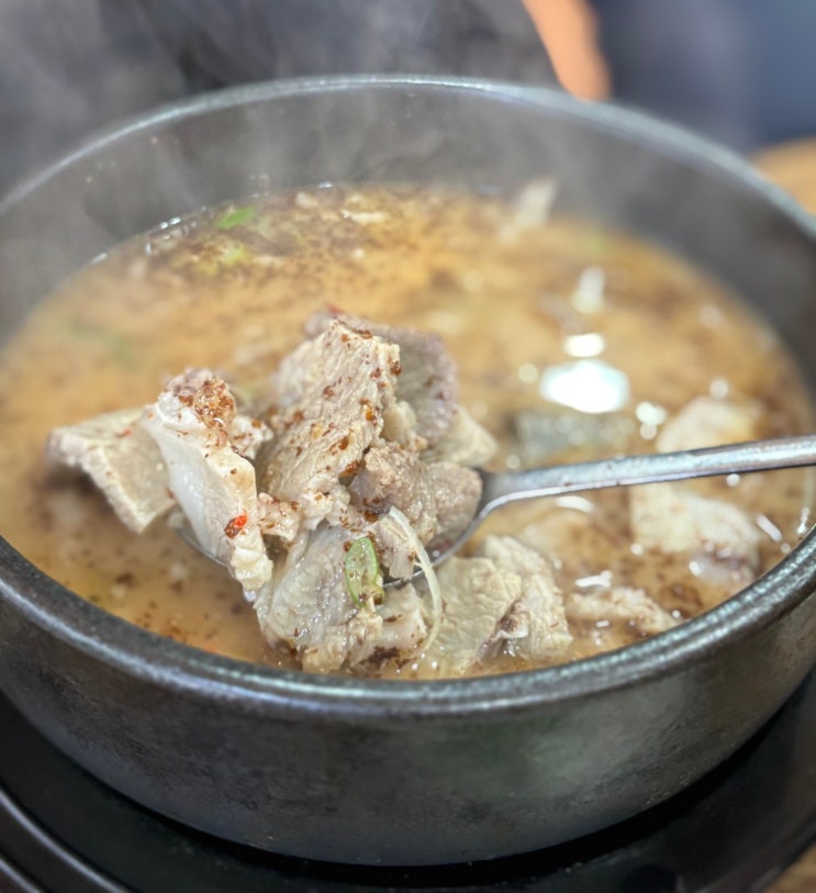  소하동맛집 24시간 영업 병천아우내 장터 순대 광명점