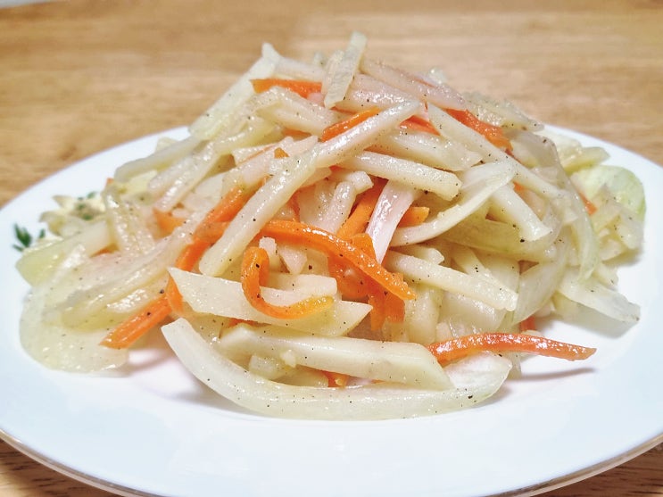 백종원 감자채 볶음 만드는법 초간단 버전