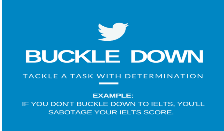 [영어] To Buckle down의 뜻