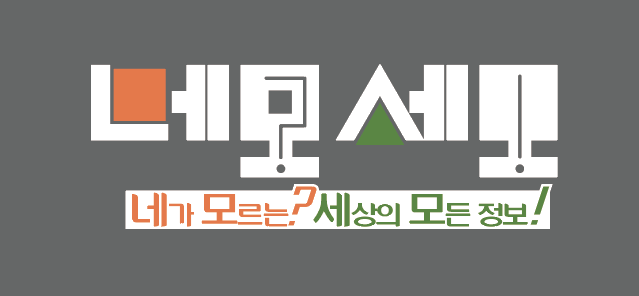  네모세모(네가 모르는? 세상의 모든 정보!) 로고 CI 일러스트 파일