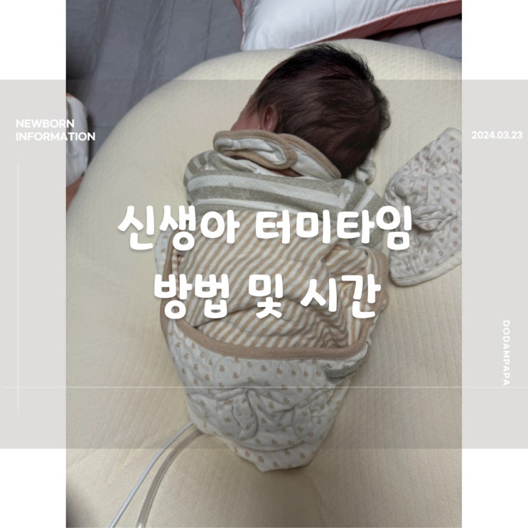 신생아 터미타임 방법 및 시간 신생아 터미타임 방법 및 시간