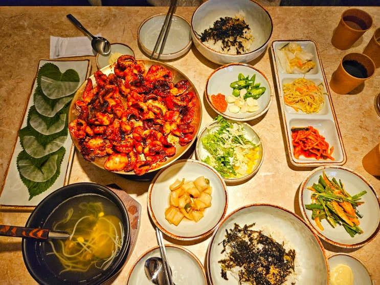 부산 광안리밥집 화달구 연탄쭈꾸미 전문점