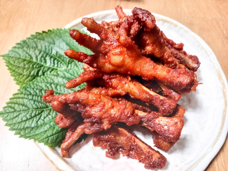  직화 마라닭발 국물이 예술 직화 통뼈로 매콤한 야식 추천
