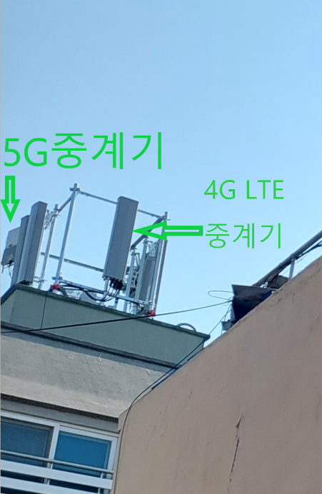 (91편) 주택가 인근 원룸 + 상가 + 아파트 옥상에 설치 운용 중인 이동통신 기지국 중계기 전자파  위험성 국민들 알아야 한다. 4G LTE 5G.