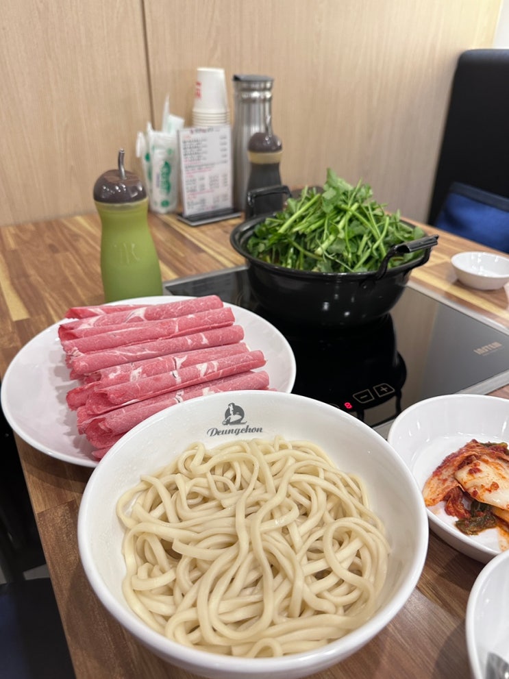  용인 수지구 맛집 고기추가 얼큰칼국수 볶음밥 등촌샤브칼국수 수지구청점 내돈내산 찐후기