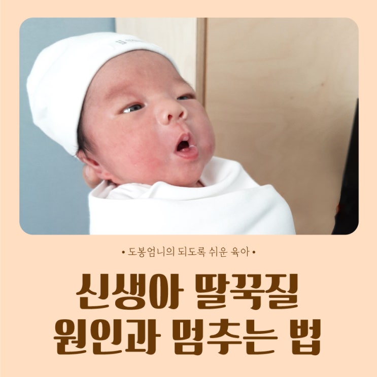  신생아 아기 딸꾹질 이유 멈추는법 절대 하면 안 될 행동까지 총정리