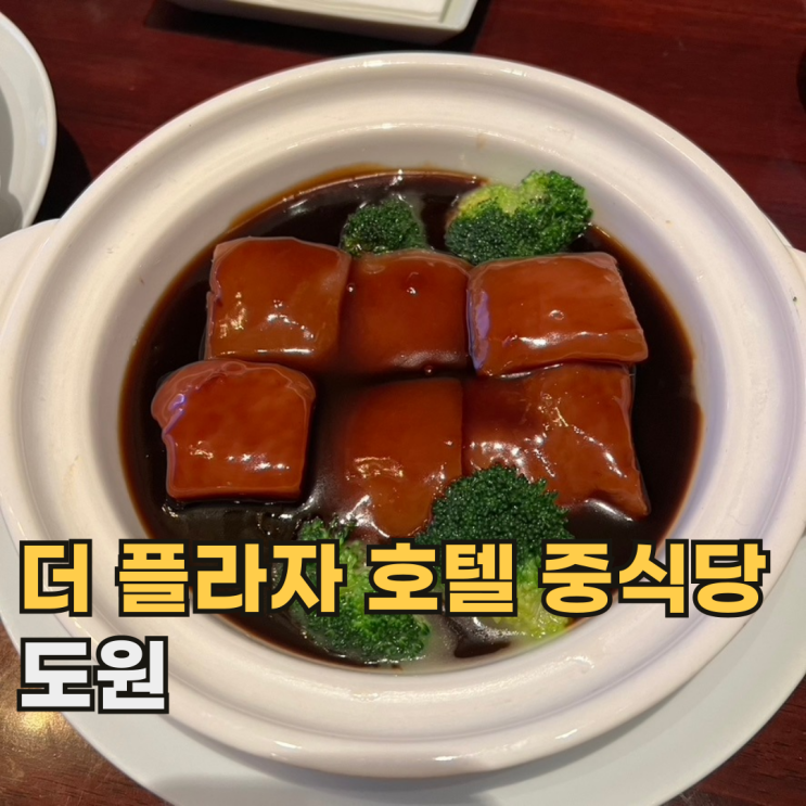  더 플라자 도원 대기업 회장님들의 단골 서울 호텔 중식당