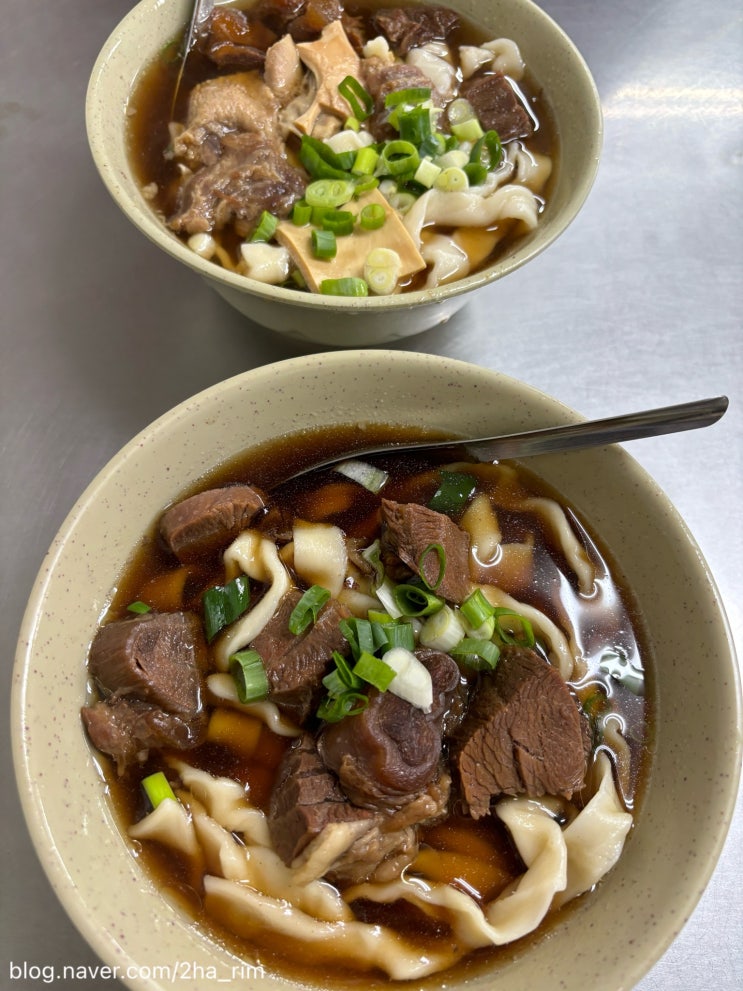  타이베이 시먼딩 맛집 :: 푸홍뉴러우멘 24시간 우육면 후기