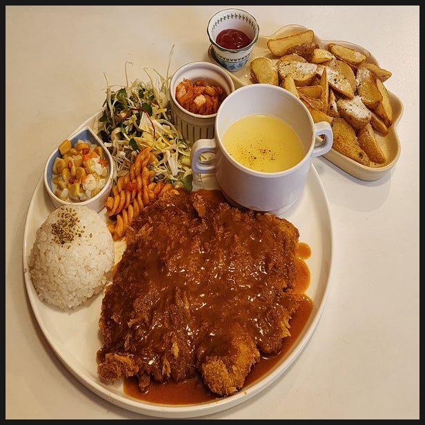  가성비 맛집 가정경양 서서울호수공원점 돈가스 후기