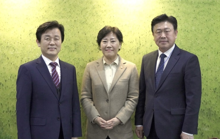 조규일 진주시장, <b>송미령 농식품부 장관</b> 만나 현안사업 건의... 
