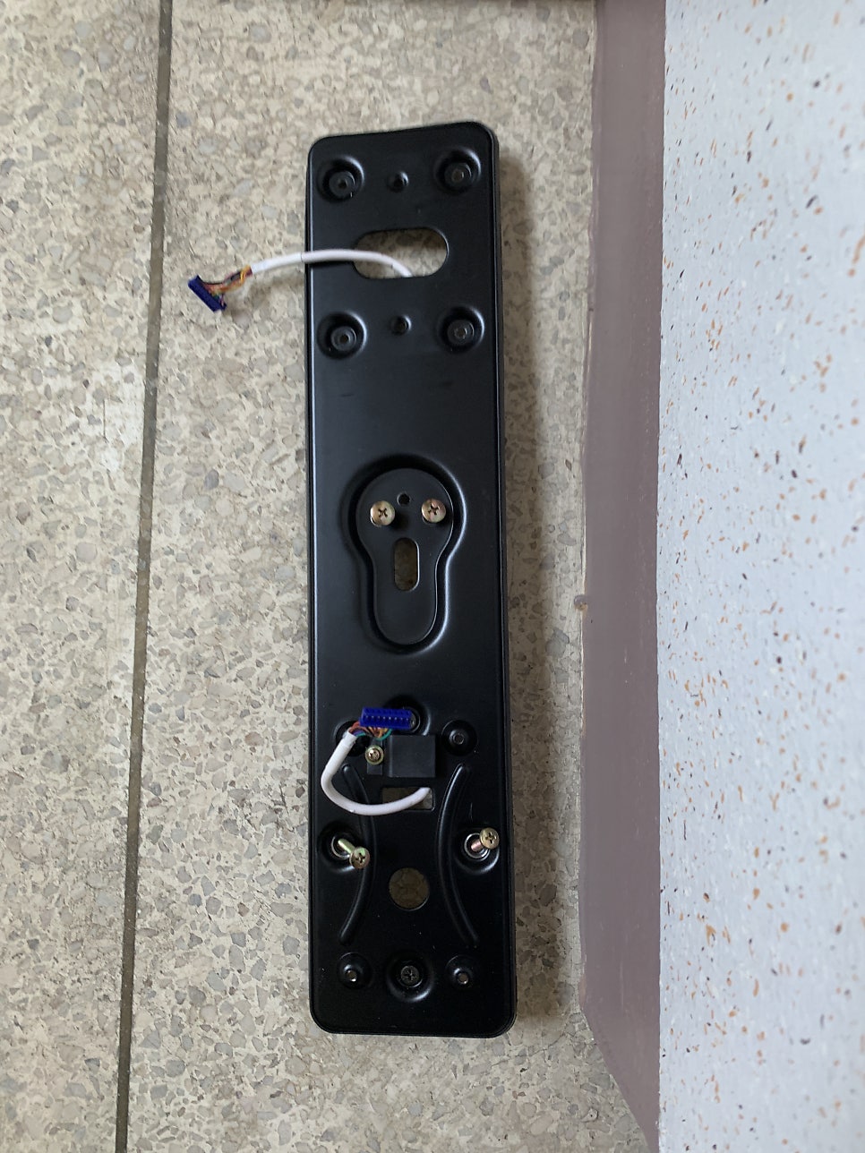 아파트 현관문 시트지 시공_현관문 리폼