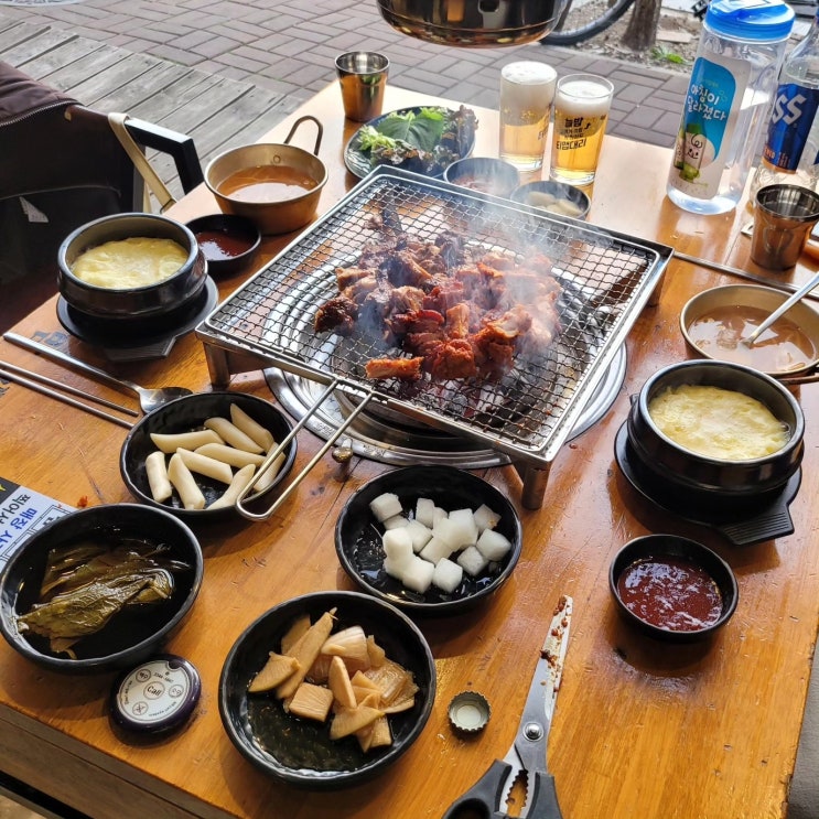  대구 범어동 맛집 범어복개도로 숯불 닭 석쇠구이 밤새우는닭