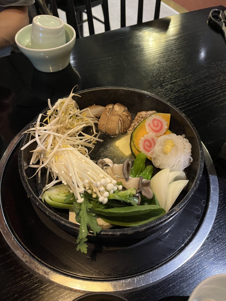  [서울, 맛집] 내 돈 내산 #2. 깔끔 요약/ 잠실새내 옥소반/ 잠실/ 종합운동장 맛집/ 야채 무한리필/ 일본 샤브샤브/ 스키야키