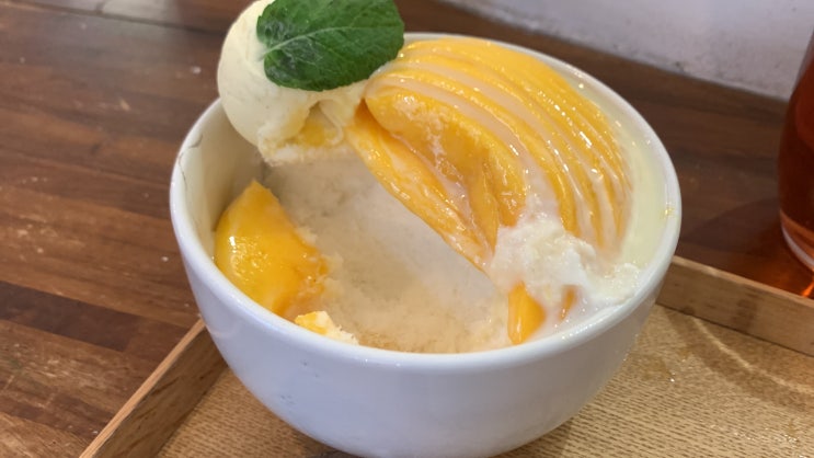  몽쥬지역 숨은 골목에서 만난 맛집 몇개, 그리고 파리에서 만난 망고빙수의 시원한 맛!