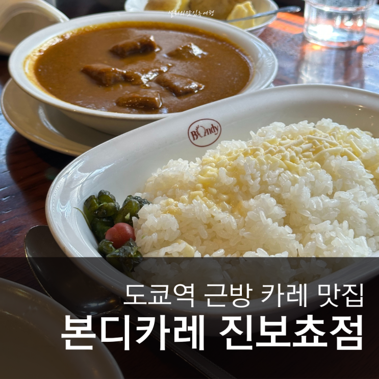  일본도쿄역현지인맛집 아키하바라 자유여행코스추천 본디카레 진보쵸점