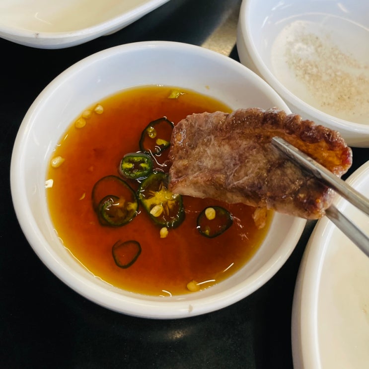  청주 율량동 맛집 갈골집 위치, 영업시간, 늑간살(갈비살), 냉국수