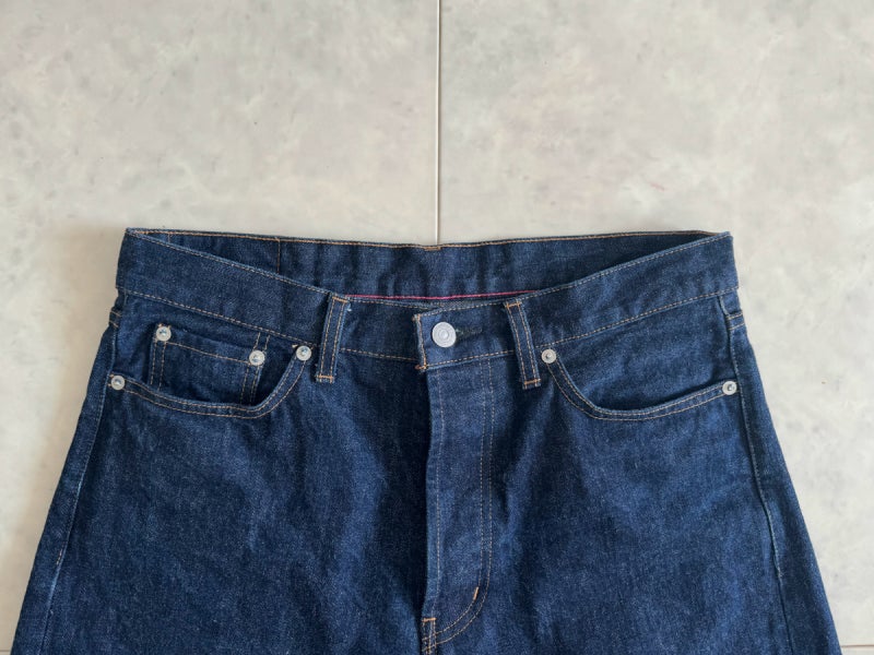 오디너리 핏츠 5P 앵클 데님 팬츠