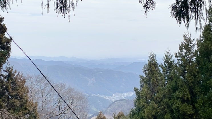 일본 도쿄에서 간단히 등산하고 우동먹고 온천하고 돌아오는 당일치기여행  [미타케산御嶽山]　929m