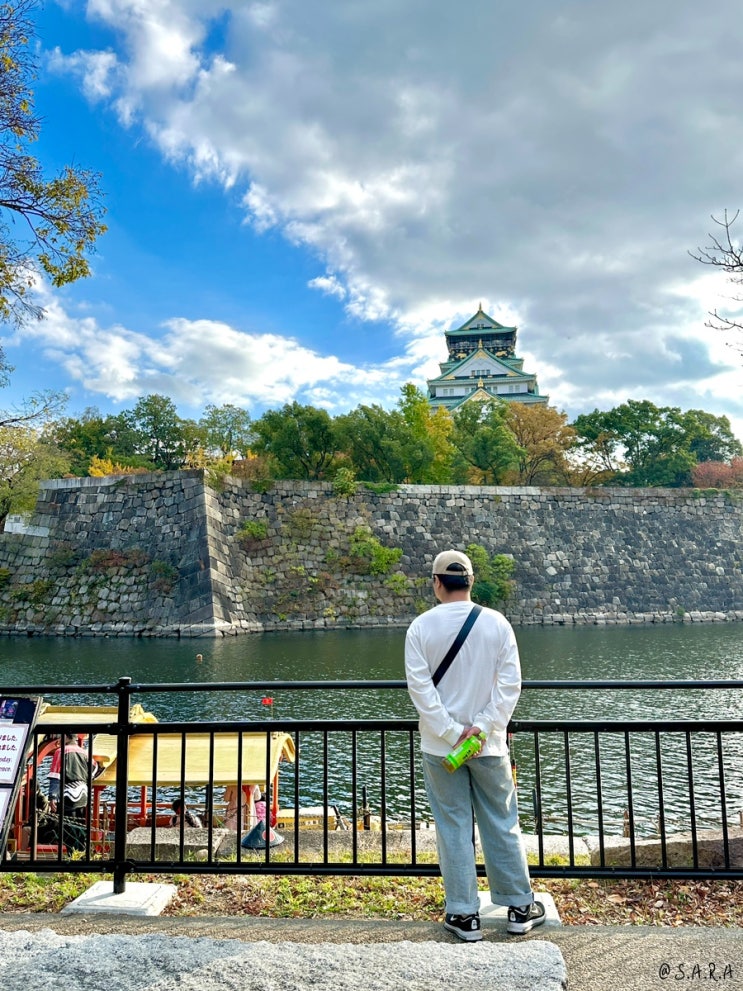일본 오사카 여행 오사카성 벚꽃 고자부네 뱃놀이 위치 입장료
