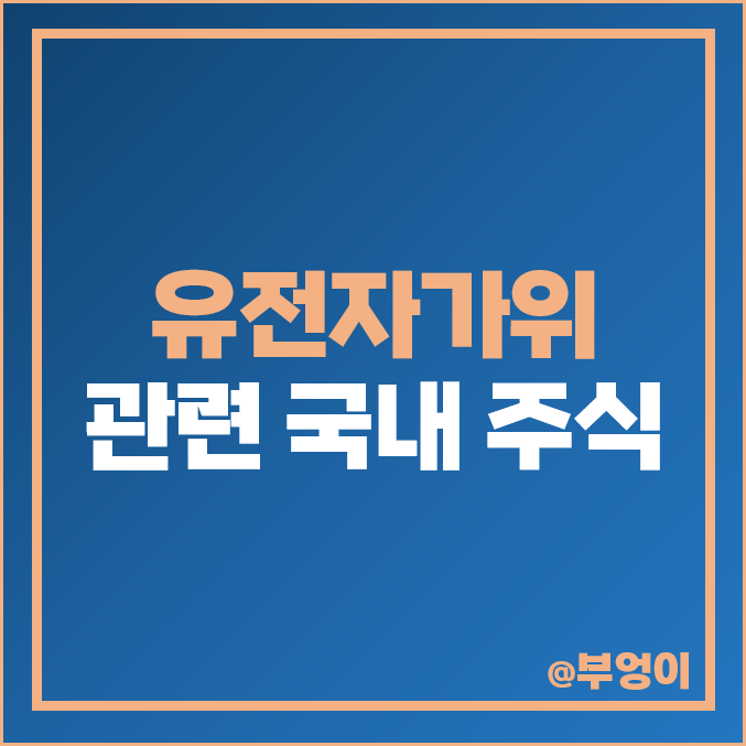 유전자가위 기술 관련주 EDGC 지노믹트리 티움바이오 주가 헬릭스미스 유전자가위 기술 관련주 EDGC 지노믹트리 티움바이오 주가 헬릭스미스