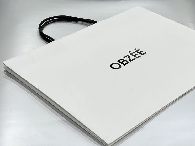  오브제 쇼핑백, OBZEE, 쇼핑백, 제작, 친환경, 브랜드 패키지, FSC, 쇼핑백 제조