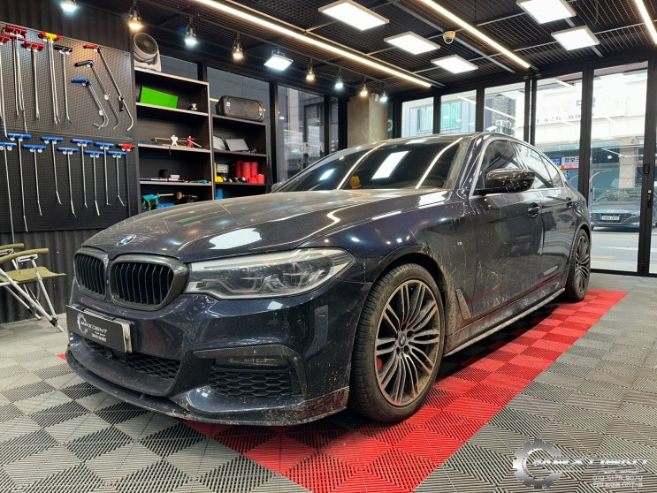  BMW 530i 자차 보험수리 추가적인 부분까지 신속한 복원