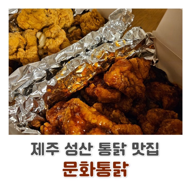  [제주 성산] 40년 전통! 성산 통닭 맛집 문화 통닭 포장리뷰