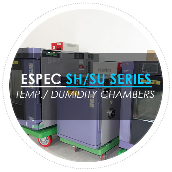 ESPEC/의 스펙 SH/SU SERIES 항온항습기 / Temp./Humidity Chambers/챔버 (Feat. SH-642, SH-242, SH-241) 대여/렌탈 장비