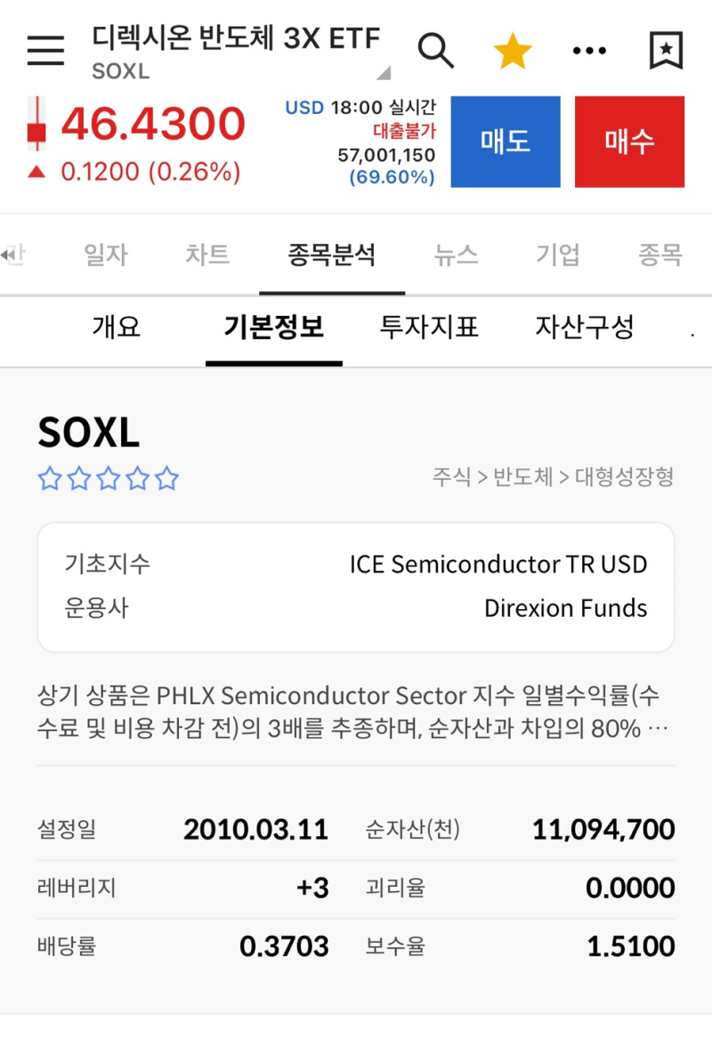 미국 반도체 ETF SOXL 전망 속쓸 : 네이버 블로그