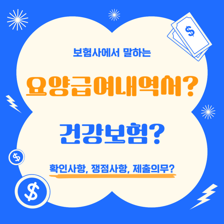  요양급여내역서? 확인 가능한 내용과 보험에서의 주요한 쟁점이 되는 사항들, 알려드립니다!