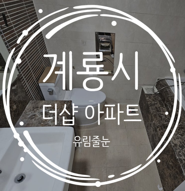  [유림줄눈] 계룡시_더샵 아파트
