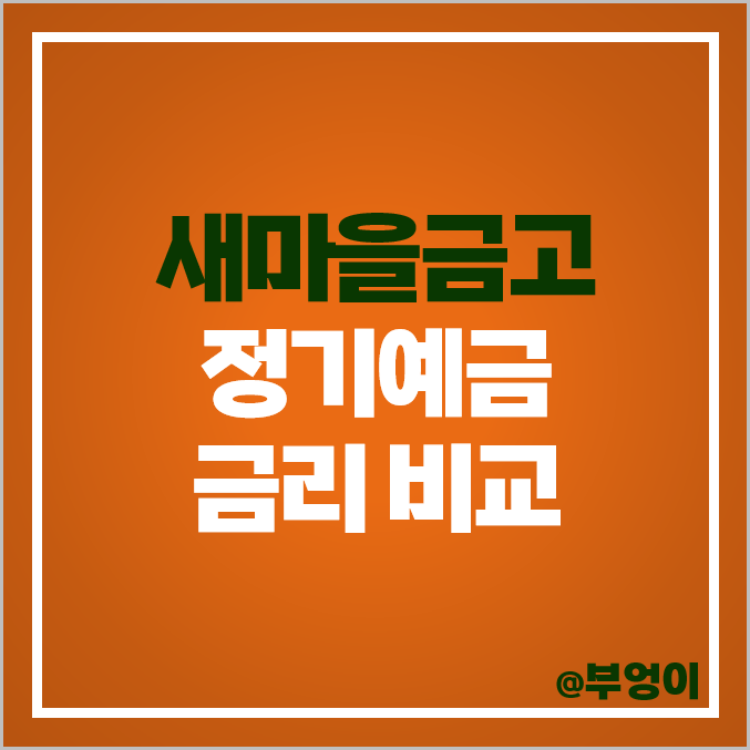 MG 새마을금고 정기예금 금리 특판 예금 이자 높은 곳 비교 추천 MG 새마을금고 정기예금 금리 특판 예금 이자 높은 곳 비교 추천