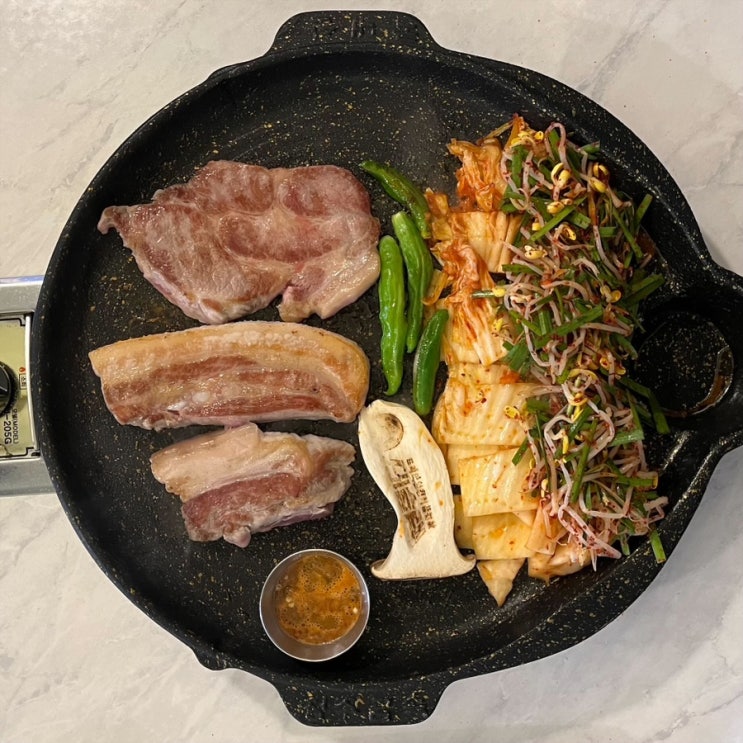  캠핑장 분위기 마곡나루 삼겹살 맛집 돼슐랭