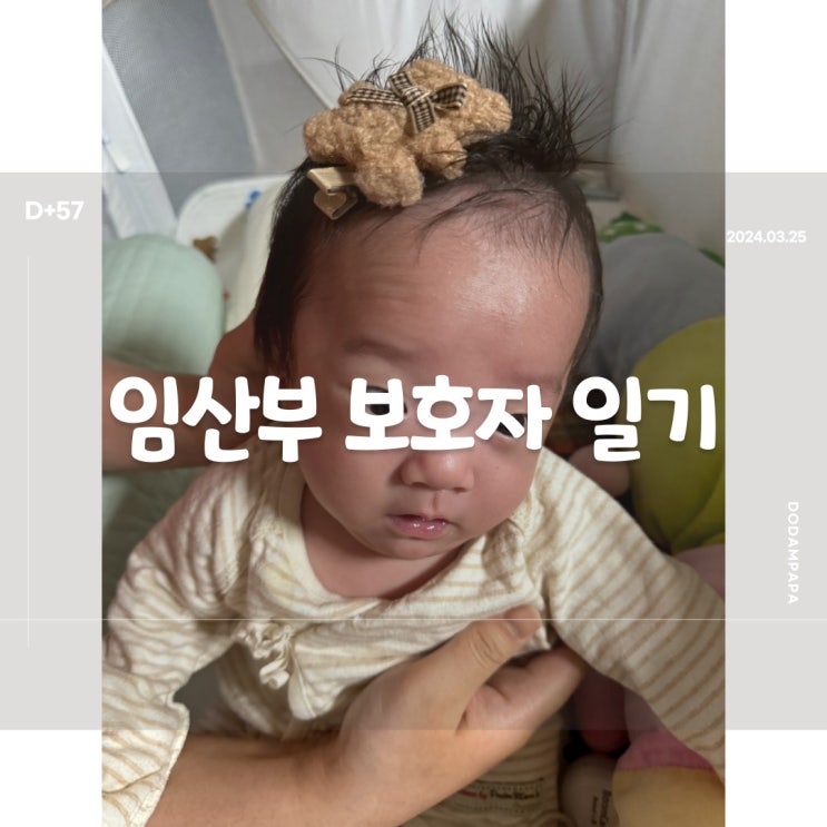 2024.03.25 임산부 보호자 일기 D+57일 2024.03.25 임산부 보호자 일기 D+57일