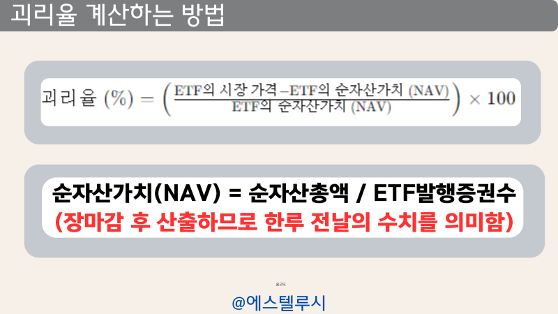 ETF NAV와 괴리율의 뜻과 보는 법을 알아봐요 : 네이버 블로그