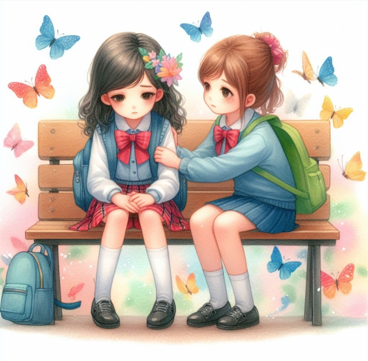  친구가 제 친구를 뺏어가요, 학교폭력 상담 사례