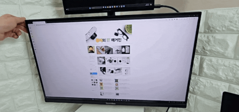카멜 듀얼 모니터암 추천 수직 상하 거치대 책상 설치 방법 후기